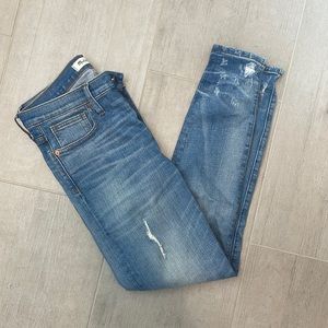 Madewell distressed skinny jean